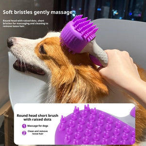 Transform Your Dog's Bath Time with Our Pet Shower Brush!