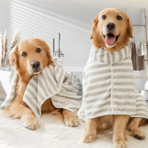 The Ultimate Solution for Drying Your Dog: Ultra-Absorbent Quick-Dry Dog Bath Towel