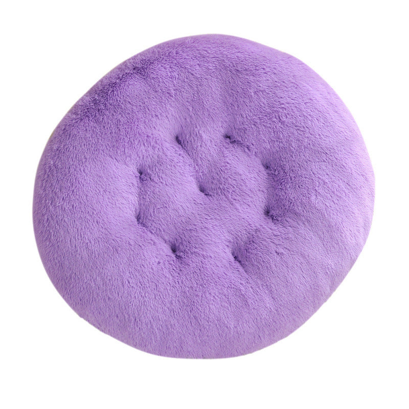 Round Plush Pet Bed for Cats & Dogs