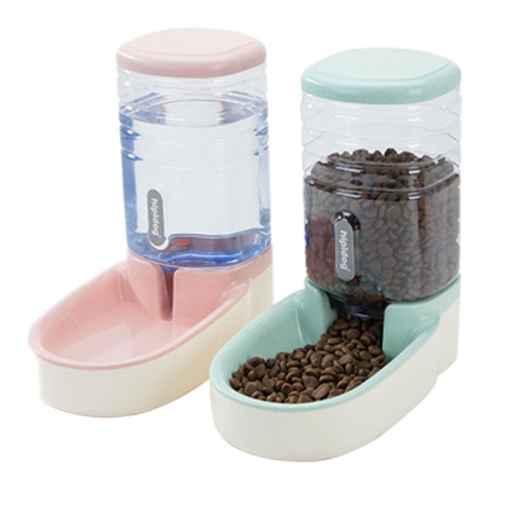 Automatic Pet Feeder & Drinking Fountain
