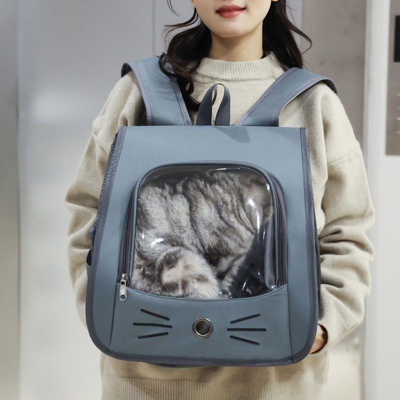 Portable Breathable Cat & Small Dog Carrier