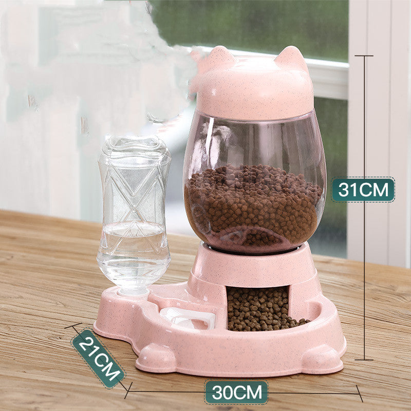 Automatic Pet Food & Water Feeder