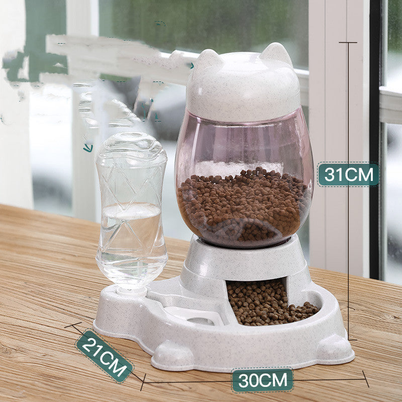 Automatic Pet Food & Water Feeder