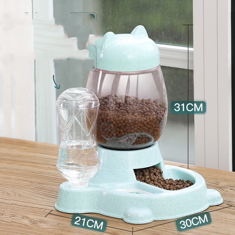Automatic Pet Food & Water Feeder