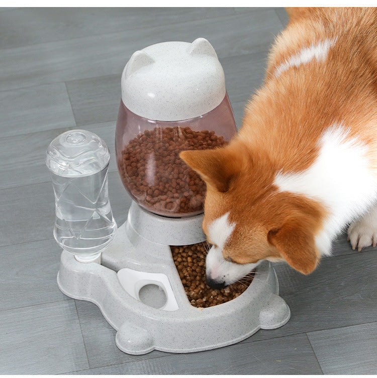 Automatic Pet Food & Water Feeder