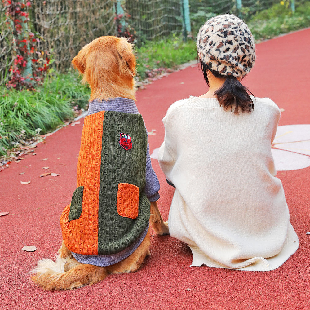 Pet Winter Thickening Large Dog Clothes Sweater