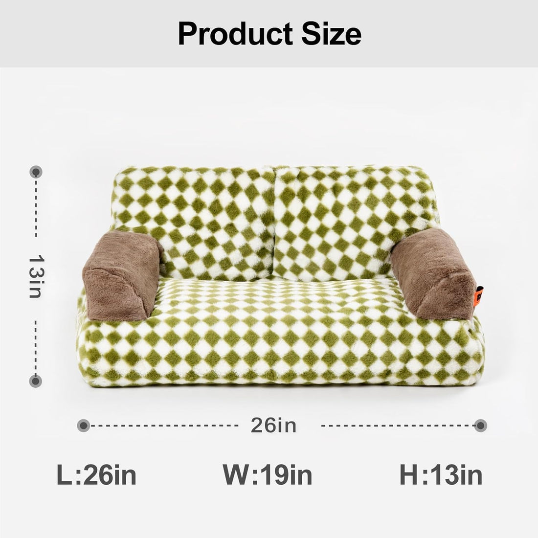 Washable Fluffy Pet Couch Bed