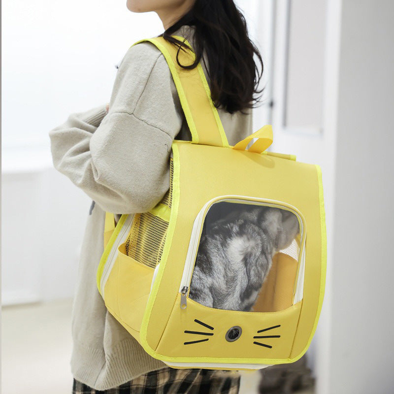 Portable Breathable Cat & Small Dog Carrier