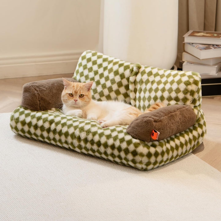 Washable Fluffy Pet Couch Bed