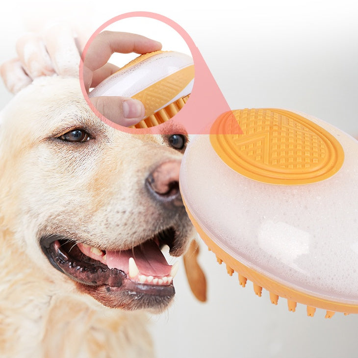 Dog Cat 2-in-1 Silicone Bath Brush
