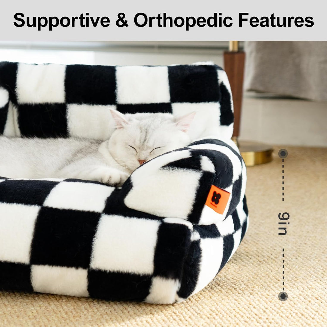 Washable Fluffy Pet Couch Bed