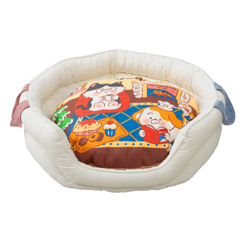 Autumn & Winter Deep Sleep Cat Nest