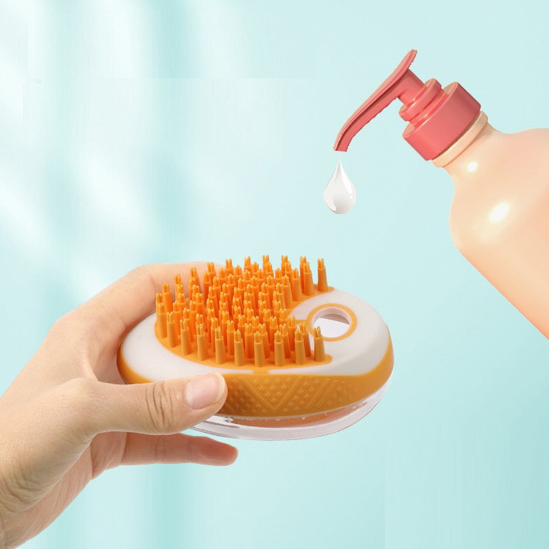 Dog Cat 2-in-1 Silicone Bath Brush