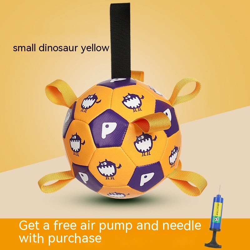 Interactive Soccer Dog Chew Toy Ball