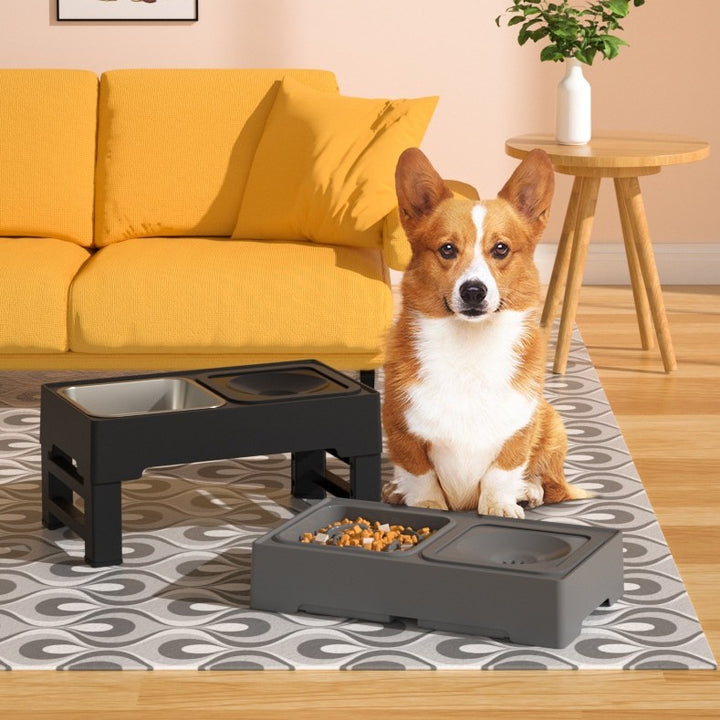 Elevated Double Dog Feeding Bowls